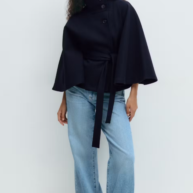 Veste automne femme courte décontractée-Béatriz