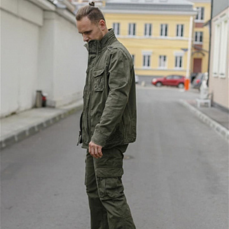 veste automne dénim cargo-Gilbert