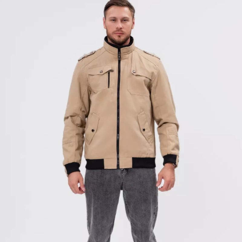 Veste automne homme style casual militaire-Miguel