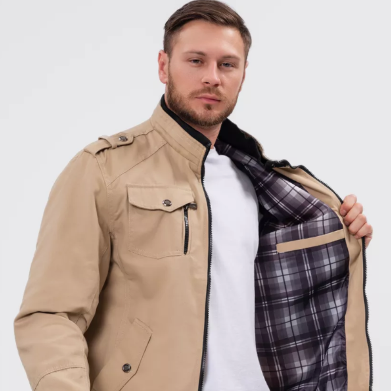 Veste automne homme style casual militaire-Miguel
