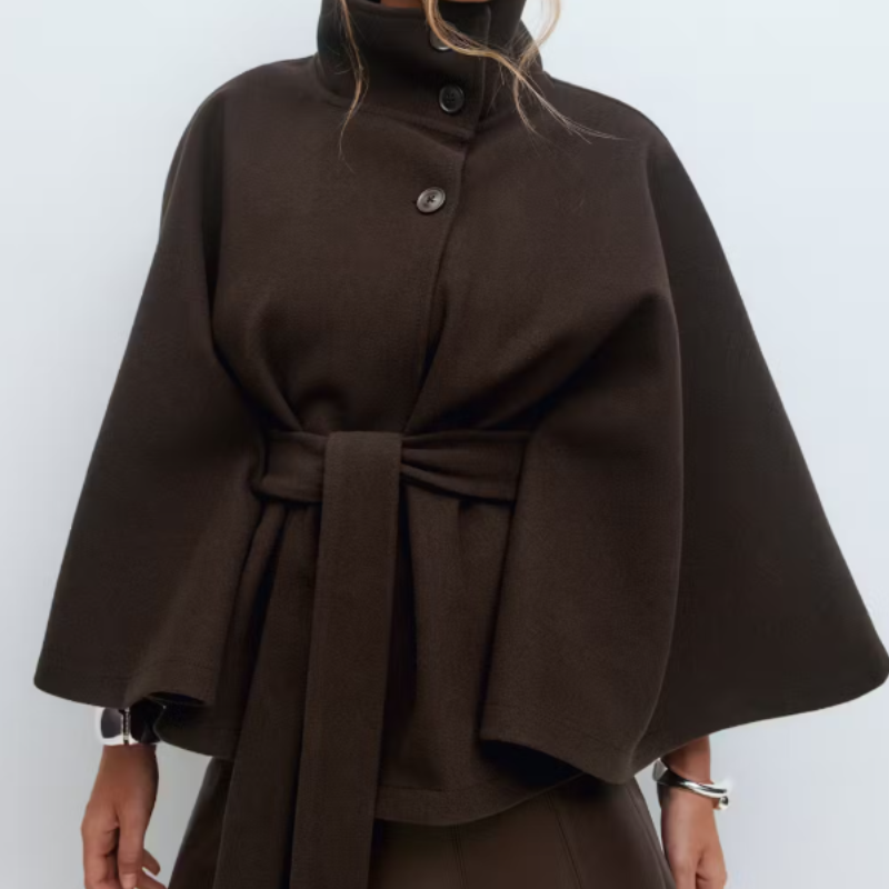 Veste automne femme courte décontractée-Béatriz