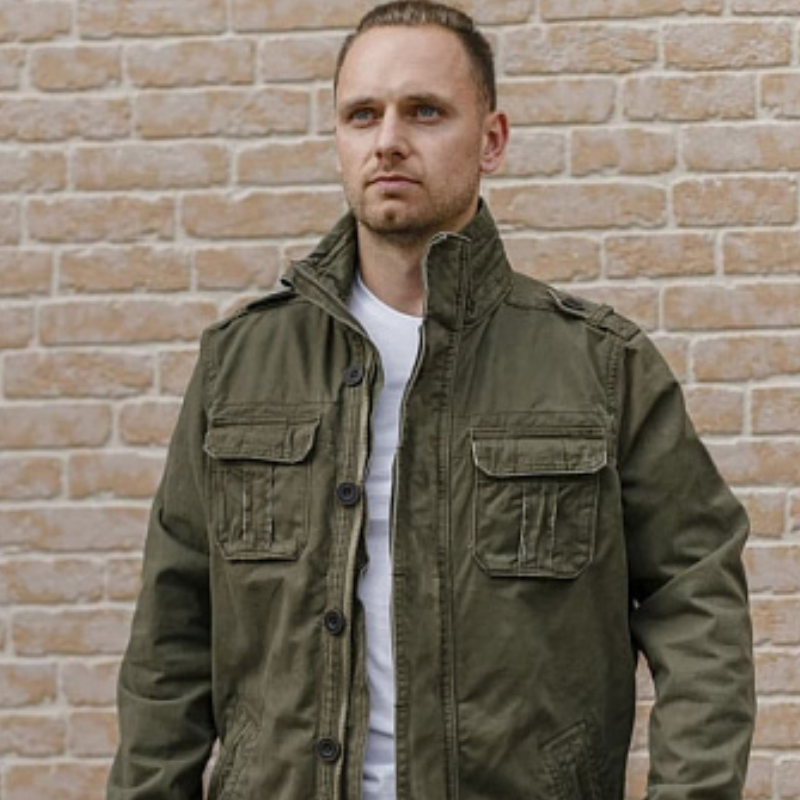 veste automne dénim cargo-Gilbert