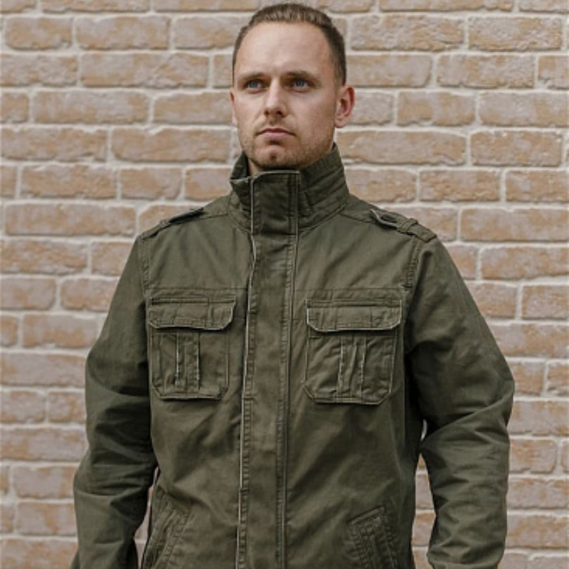 veste automne dénim cargo-Gilbert