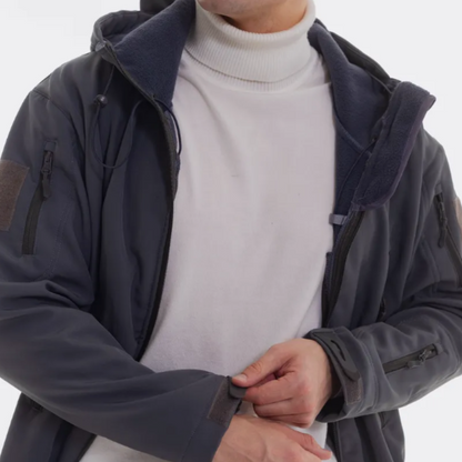 veste automne homme militaire imperméable-Luc