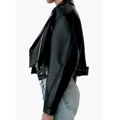 Veste automne femme similicuir - Vera