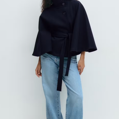 Veste automne femme courte décontractée-Béatriz