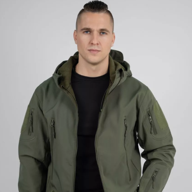 veste automne homme militaire imperméable-Luc