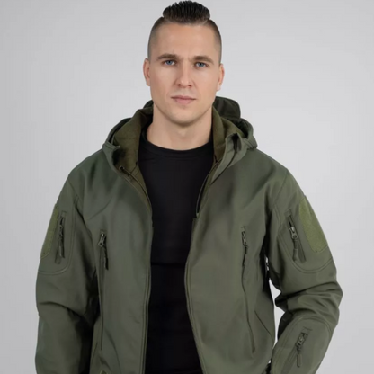 veste automne homme militaire imperméable-Luc