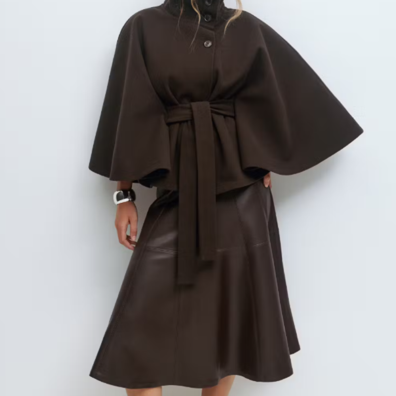 Veste automne femme courte décontractée-Béatriz