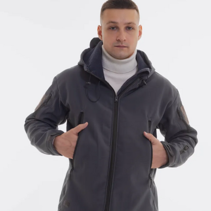 veste automne homme militaire imperméable-Luc