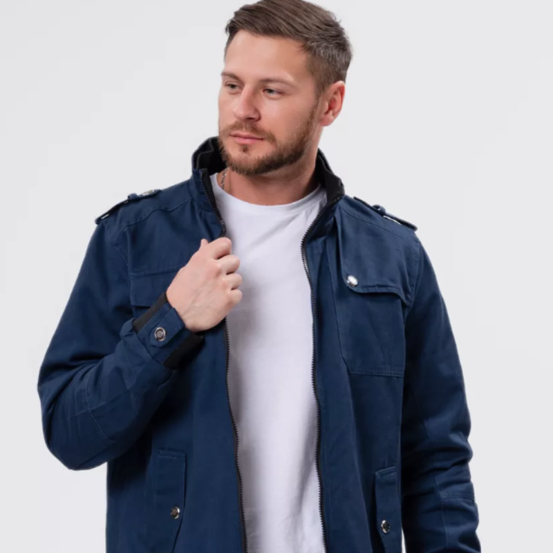 Veste automne homme style casual militaire-Miguel