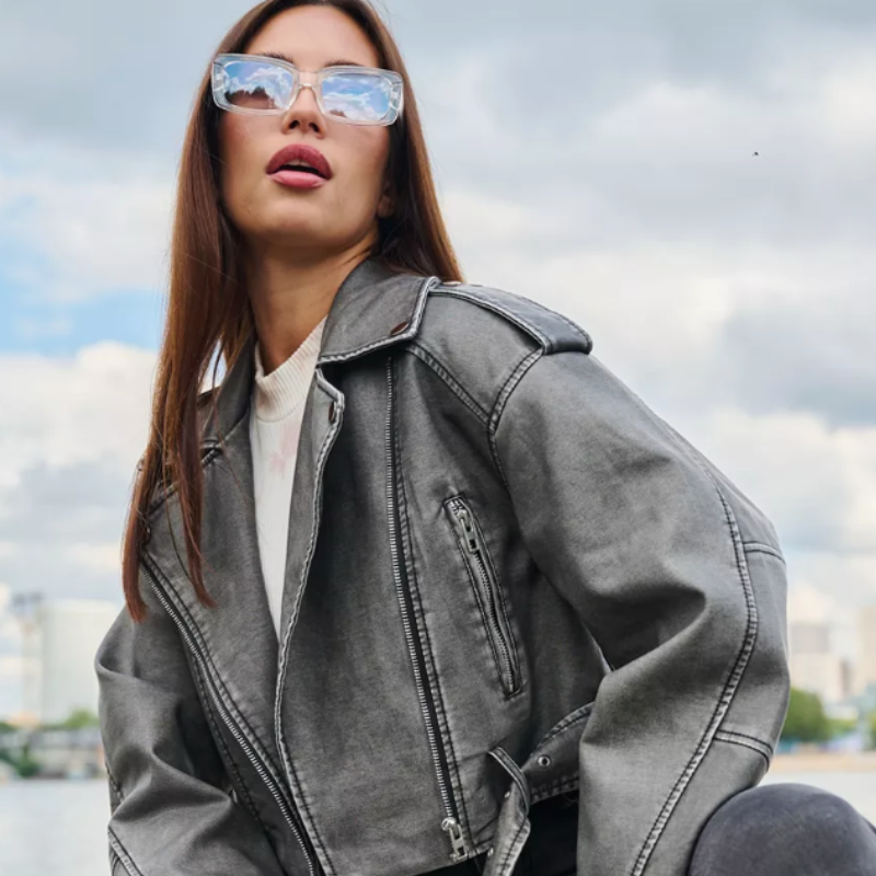 Veste automne femme vintage -Rosa