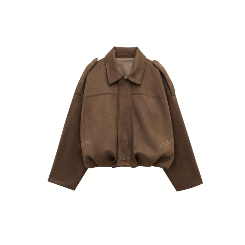 Veste automne femme daim urbaine-Laura