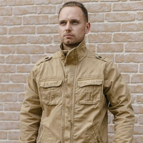veste automne dénim cargo-Gilbert