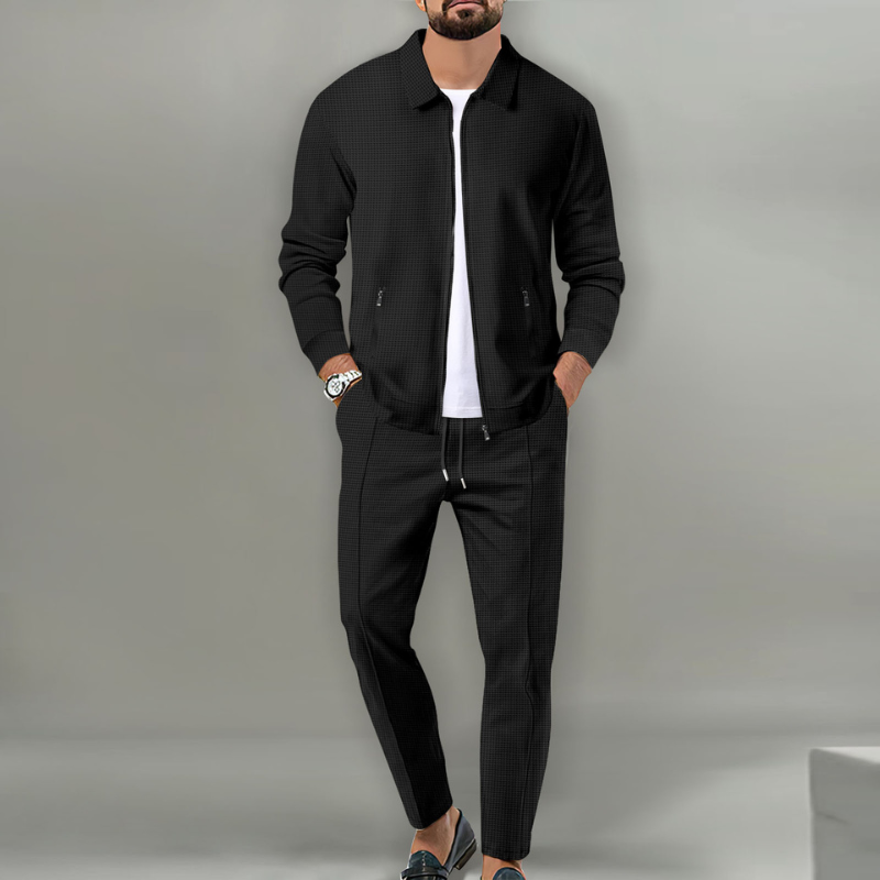 veste automne homme ensemble streetwear-Alex