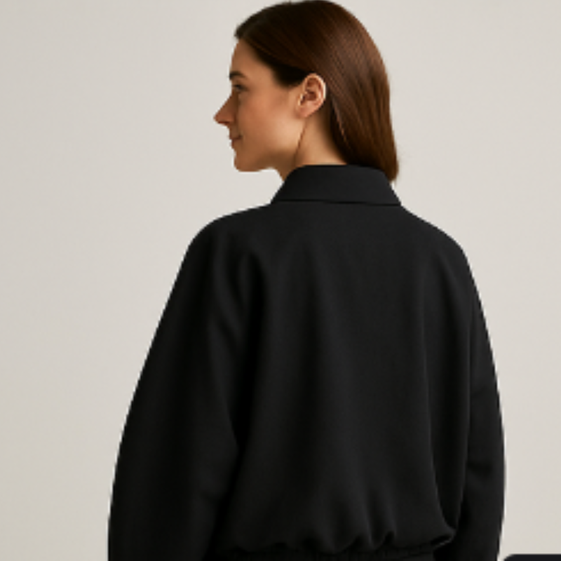 Veste automne femme daim tendance-Silvia