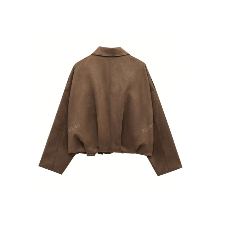 Veste automne femme daim urbaine-Laura