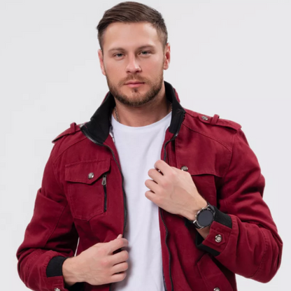Veste automne homme style casual militaire-Miguel