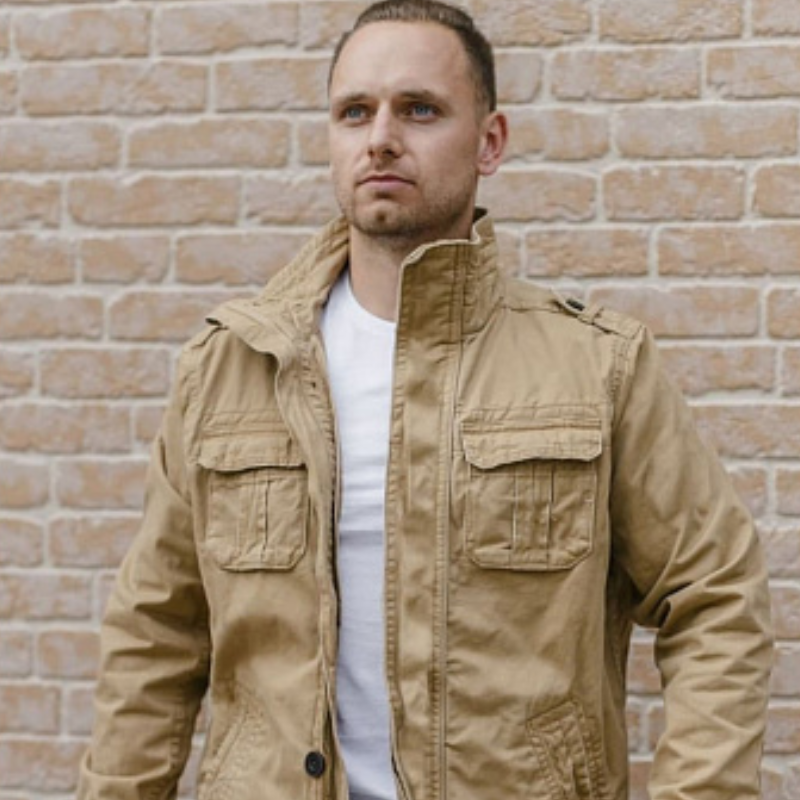 veste automne dénim cargo-Gilbert