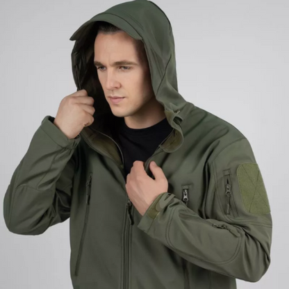 veste automne homme militaire imperméable-Luc