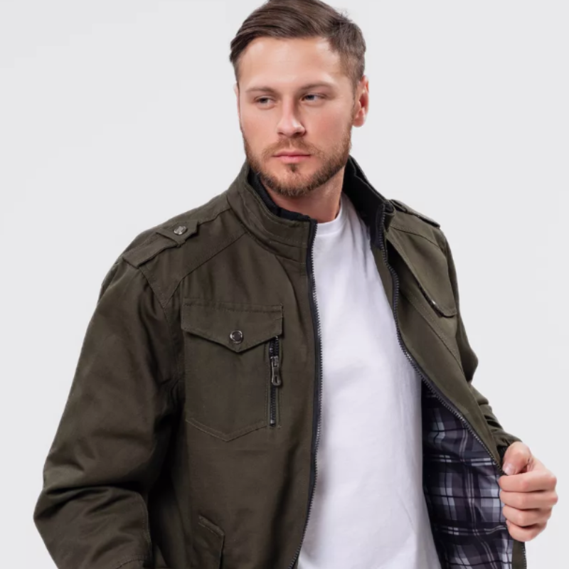 Veste automne homme style casual militaire-Miguel