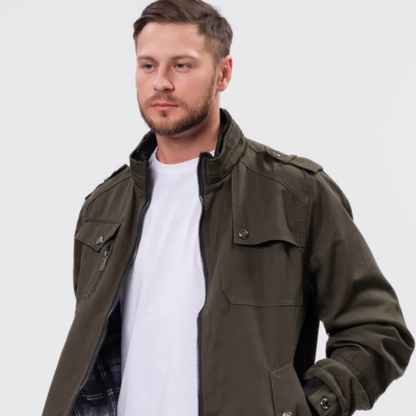 Veste automne homme style casual militaire-Miguel