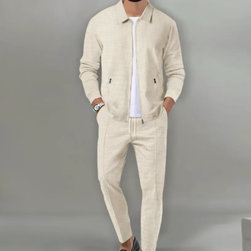 veste automne homme ensemble streetwear-Alex