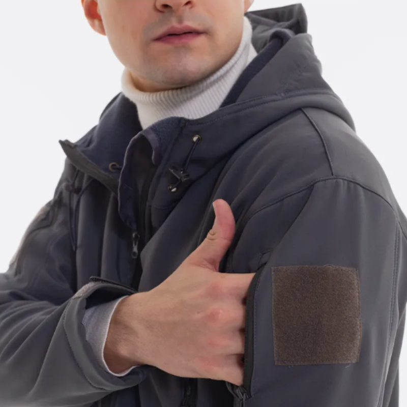 veste automne homme militaire imperméable-Luc