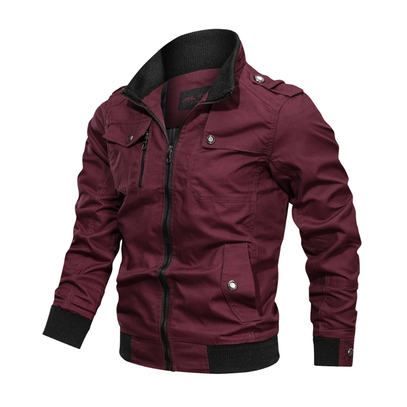 Veste automne homme style casual militaire-Miguel
